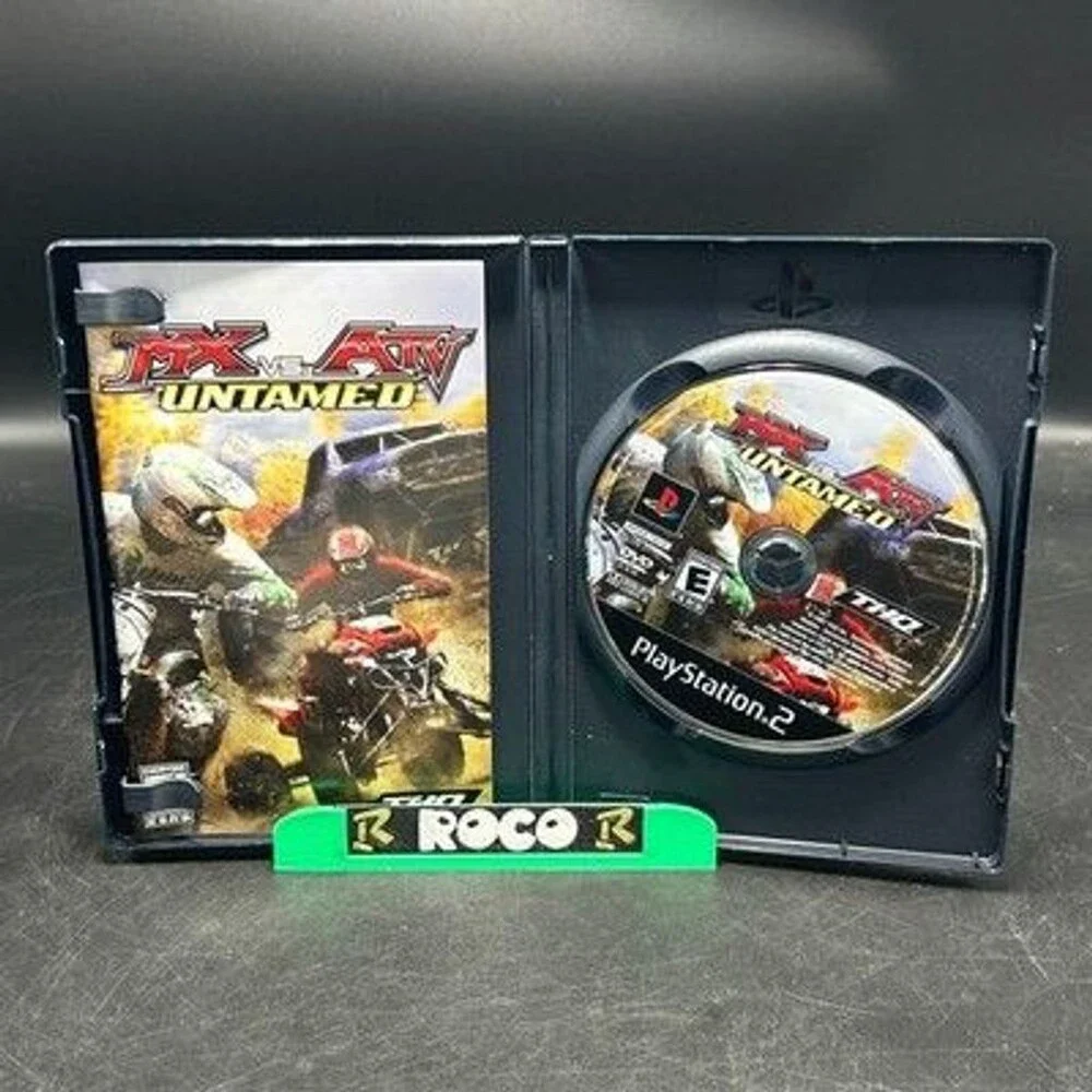 MX vs ATV Untamed PS2 THQ (Sony PlayStation 2, 2007) Complete W/ Manual
